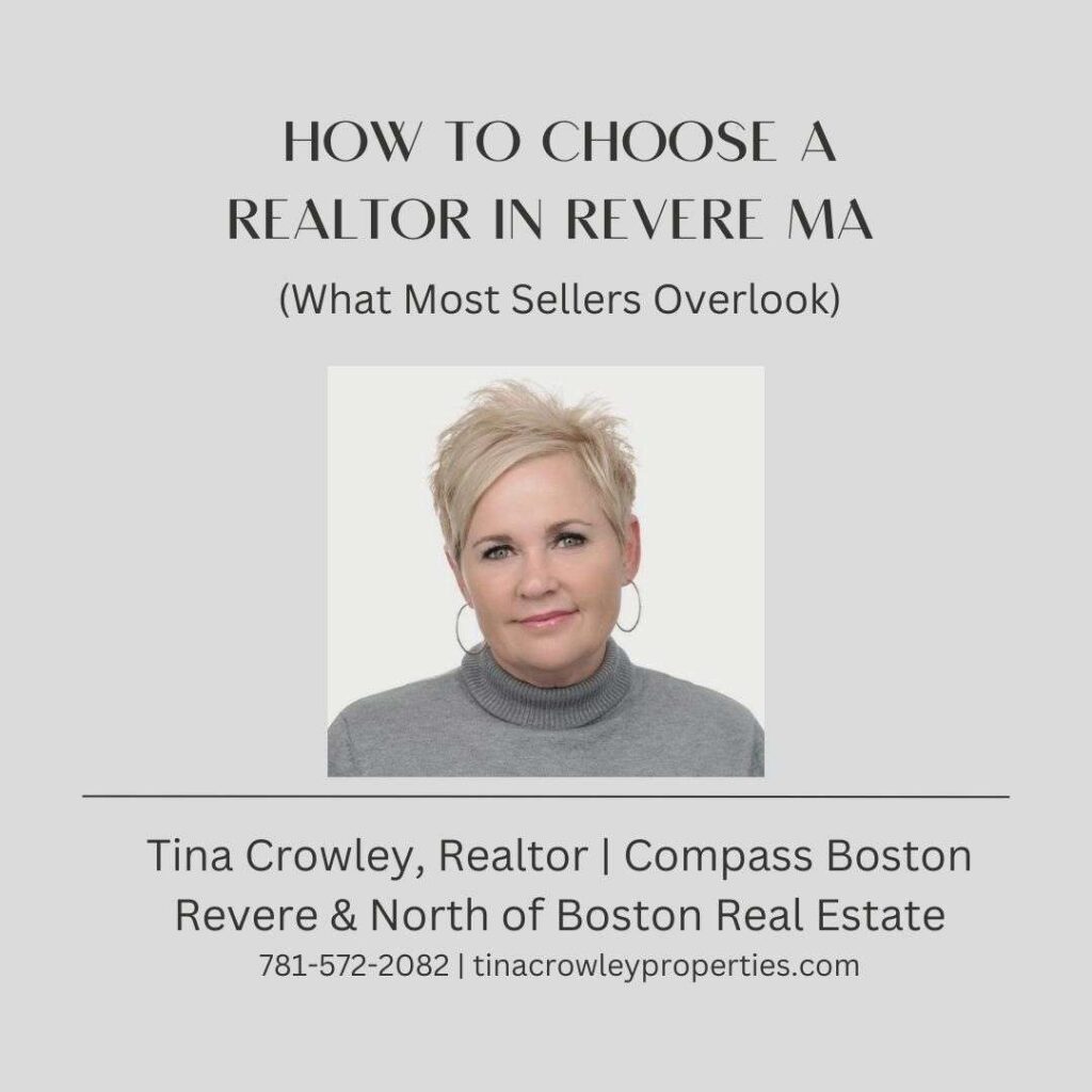 Revere MA Realtor explaining how to choose the right real estate agent