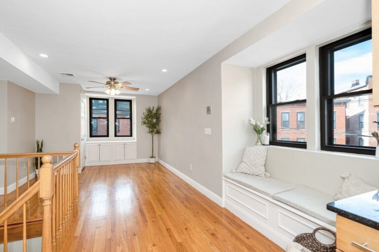 Interior living space at 30 Tremont Street condo in Chelsea MA with natural light and open layout