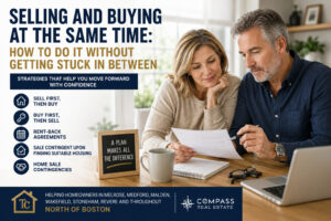 Massachusetts homeowner coordinating the sale of one home while purchasing another