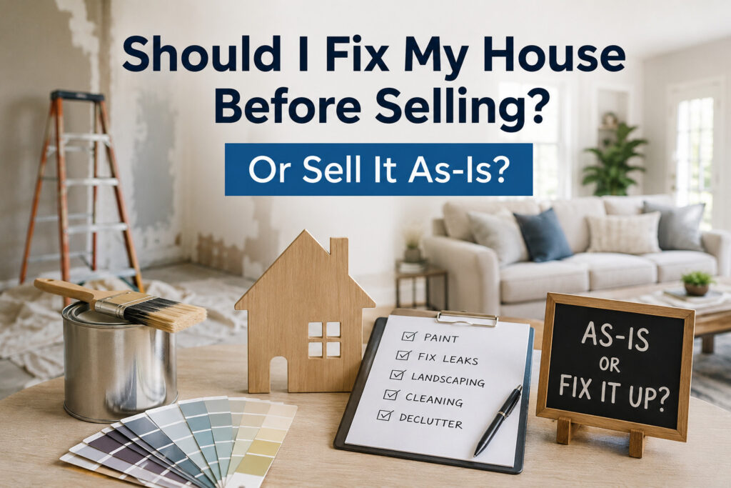 Should I Fix My House Before Selling?